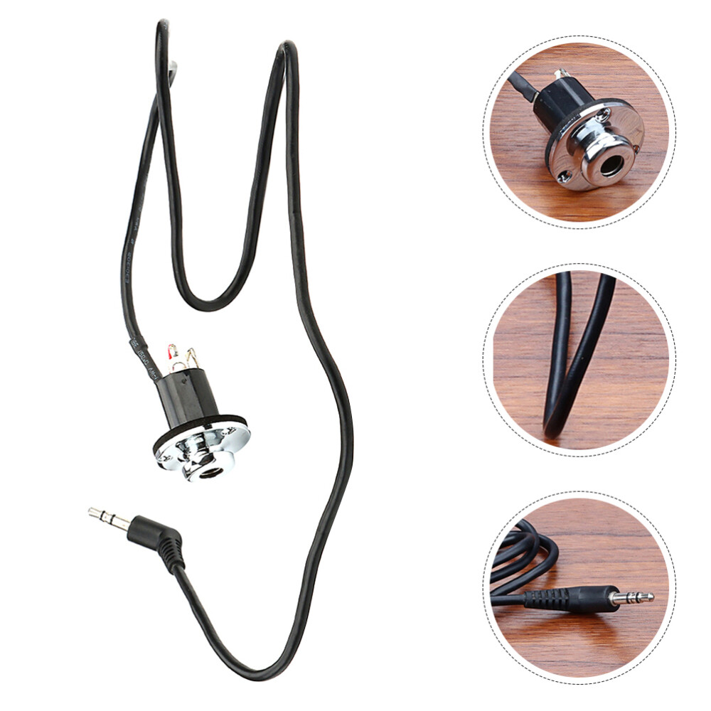 SUPVOX Guitar End Pin Jack Socket Female To Male Cable For
