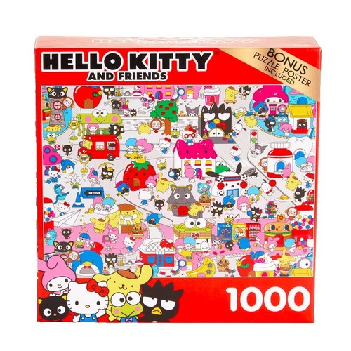 Trefl - Puzzle 2in1: Hello Kitty e i suoi Amici - 2 x 200 Pezzi - Confezione da Due Puzzle per Adolescenti