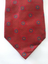 Mens Tie. Robert Talbott. Hand Sewn Imported Silk made in the USA Red.