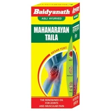 Baidyanath Mahanarayan Tel 100ml, Pack of 3, useful in knee and back pain