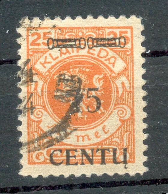 Memel 170BI Luxury stamped BPP 40EUR (E6741