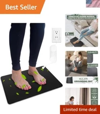 Grounding Mat Kit - 23.6'' x 13'' with 15ft Cord for Health & Relaxation