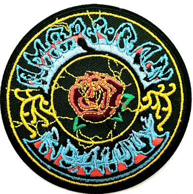 Grateful Dead American Beauty Embroidered Rock Iron on Patch Applique