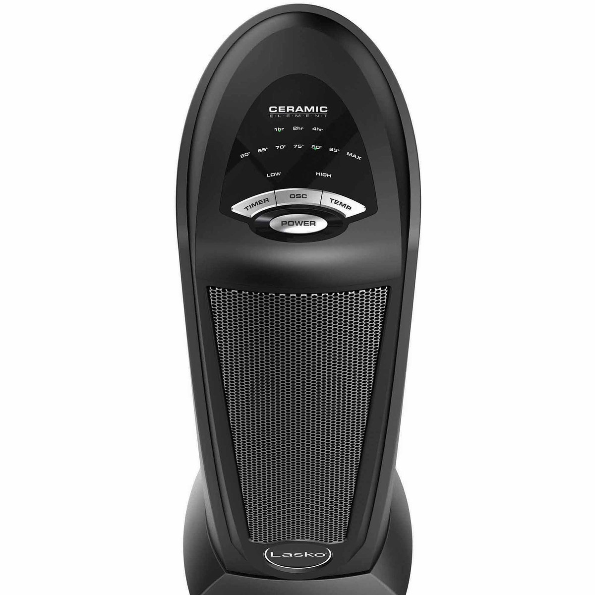 Oscillating Ceramic Tower Electric Space Heater with Remote control, 1500W  Black | eBay