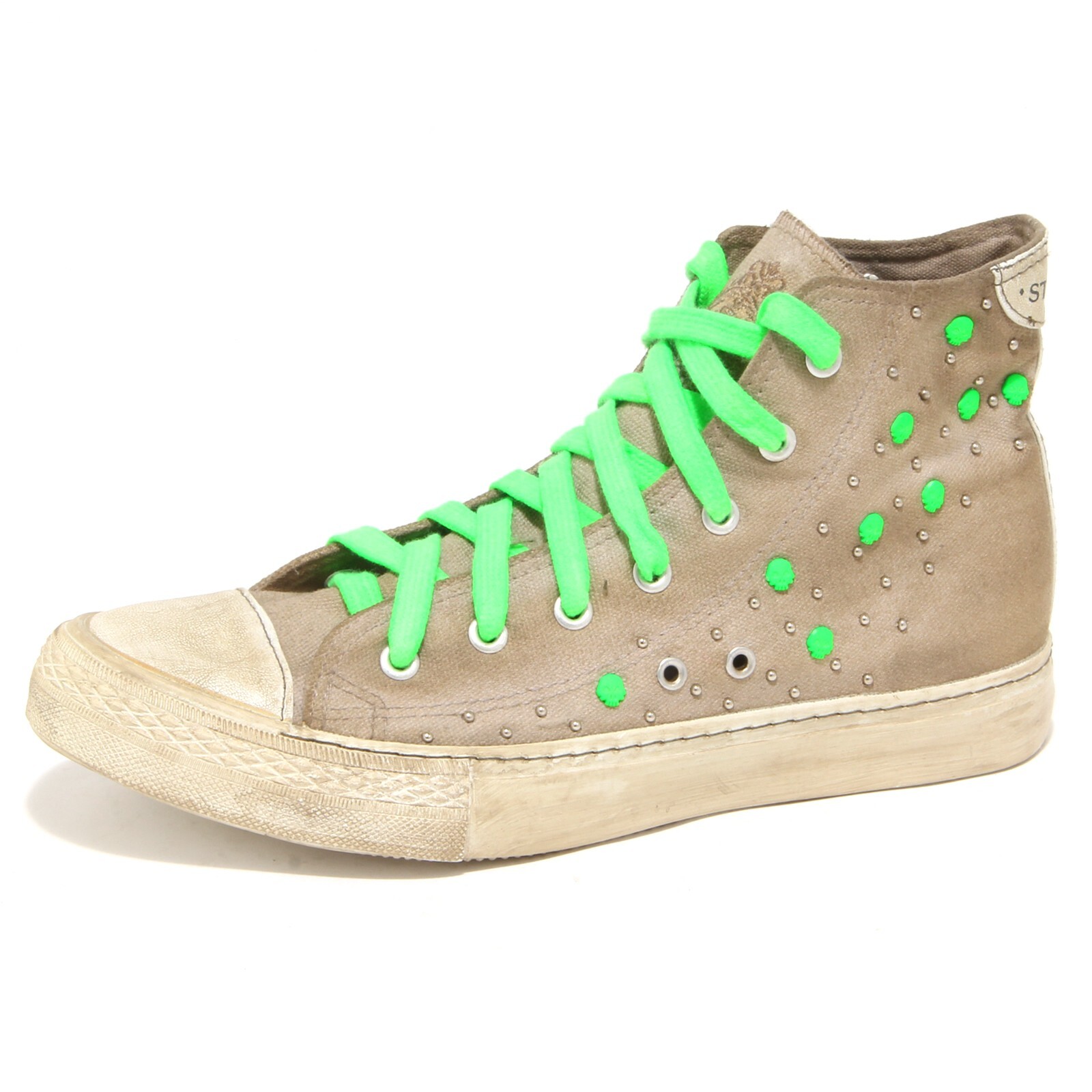 61488 кроссовки женские с заклепками WAR JOY ВИНТАЖНАЯ обувь scarpa donna