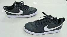 7Y Kids shoes Nike Court Borough Low 2 GS Trainers BQ5448-002 Black VGC