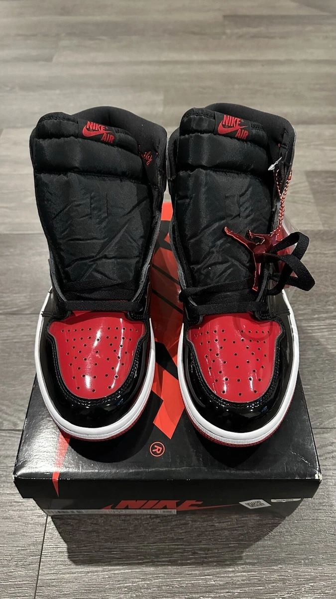 Jordan 1 Retro OG High Patent Bred for Sale | Authenticity