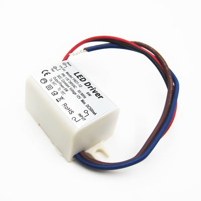 6W Watt High Power LED Driver Constant Voltage AC170V-260V 50-60Hz 500mA DC 12V
