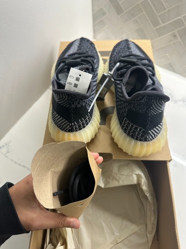 Adidas Yeezy Boost 350 V2 Carbon Non Reflective FZ5000 Size 4 ASRIEL - Picture 8 of 8
