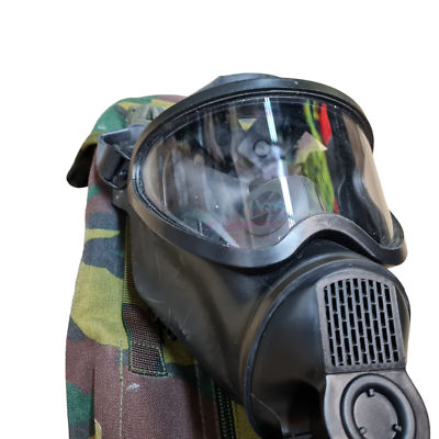 【実物美品】ベルギー軍 BEM 4GP ガスマスク Genuine Belgian Army Issue BEM 4 Gas Mask Respirator & 40mm Filter
