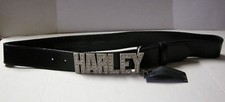 Harley Davidson Ladies Belt W/Rhinestone "Harley", Size Medium, Brand New