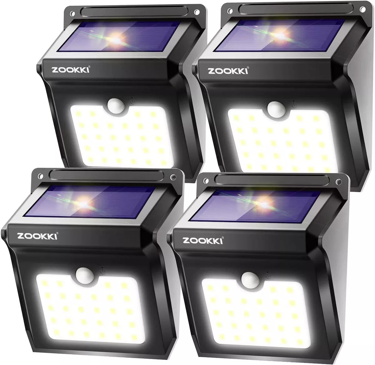Zookki solar motion sensor light deals