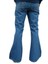 thumbnail 8 - Mens Denim Bell Bottoms Flares Jeans Flared Beatles Hippie vtg 60s 70s Indie NEW