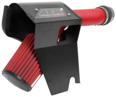 AEM Cold Air Intake fits 2015-2021 Subaru STI Wrinkle Red - CARB 2018