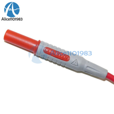 P1032di Test Con Spina A Banana 4 Mm, Cavo Per Multimetro Dritto A - Foto 8