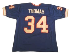 UNSIGNED CUSTOM Sewn Stitched Thurman Thomas Blue Jersey - M, L, XL, 2XL, 3XL