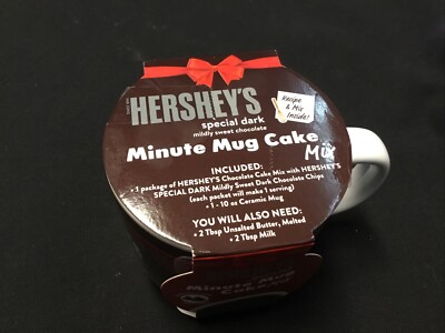 Hershey s Special Dark Chocolate Coffee Mug - Minute Mug Cake Mix - 10 Oz Mug
