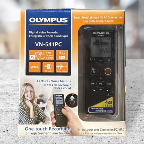 Olympus VN-541PC 4GB Digital Voice Recorder Smart Noting with PC Connection NEW - Picture 1 of 12