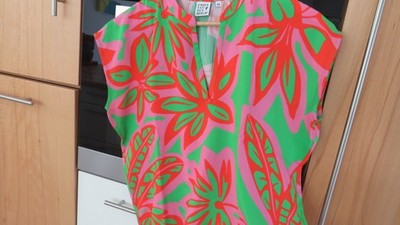 Emily van den Bergh Shirt Top Blusenshirt Bluse 34 XS eher S 36 T-Shirt wie neu