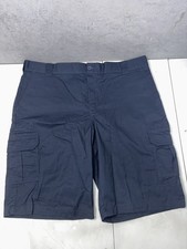 Dickies Men's Relaxed Fit Shorts Size 42 Navy Blue Workwear