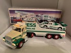 1988 Hess Toy Truck and Racer Vintage 18-Wheeler - WORKS - with Box - Yellowing — photo 5