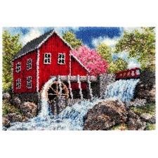 Herrschners  Old Grist Mill Latch Hook Kit