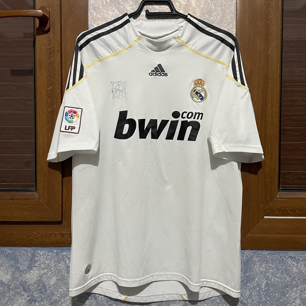 Real Madrid 2009 2010 Authentic Home Jersey Adidas Shirt - Size L