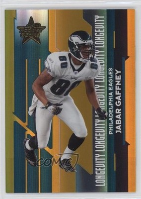 2006 Leaf Rookies & Stars Longevity Parallel Gold 43/49 Jabar Gaffney #80 he0