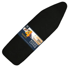 SAVUK Ironing Board Cover and Pad with Standart Size 15" X 54", Adjustable El...