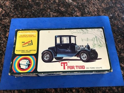 Vintage Lindberg Line T'' For Two , 25 Ford Coupe Kit Project Or Parts