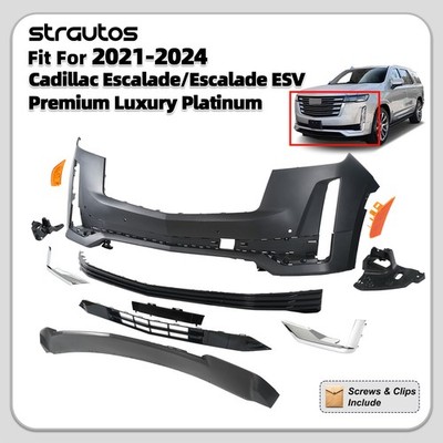For 2021-2024 Cadillac Escalade Luxury Premium Platinum Front Bumper Cover Kit