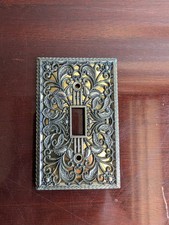 NEW Filigree Wallplate Single Toggle Antique ...