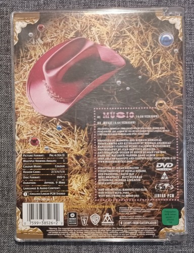 Madonna 'Music' DVD 2000 NEW Ali G. Promo Hype Sticker & Exclusive Promo Card - Picture 8 of 12