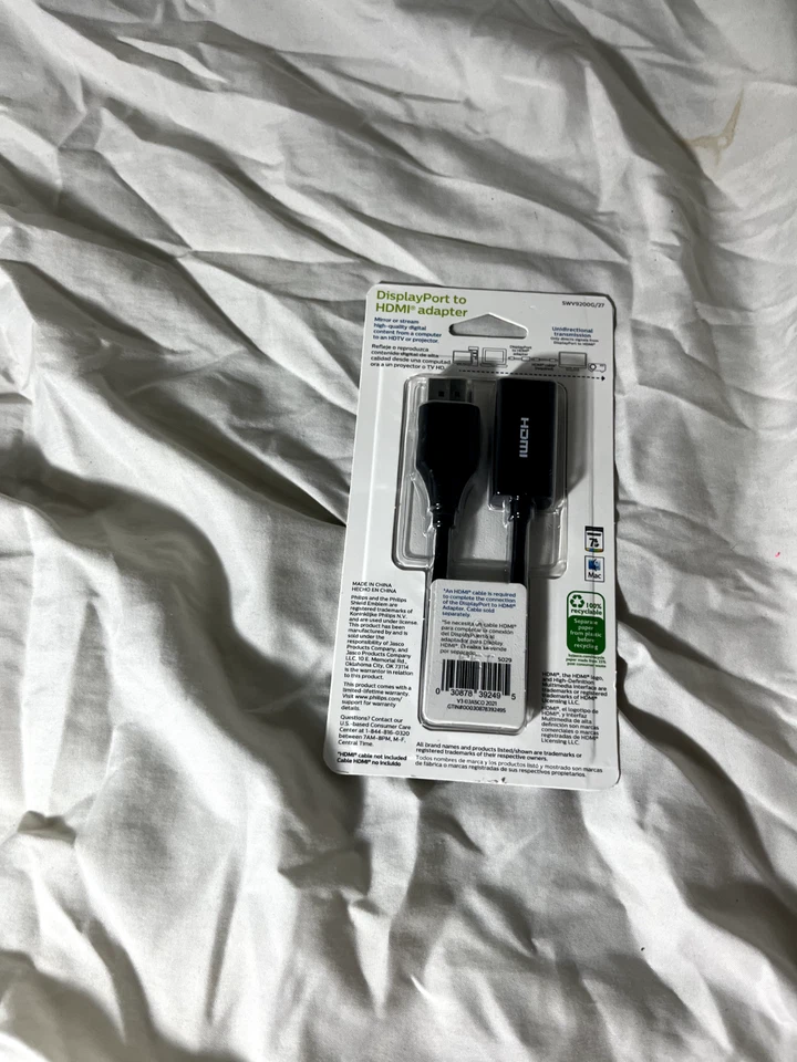 DisplayPort to HDMI Adapter Philips - Black - Image 3 of 3