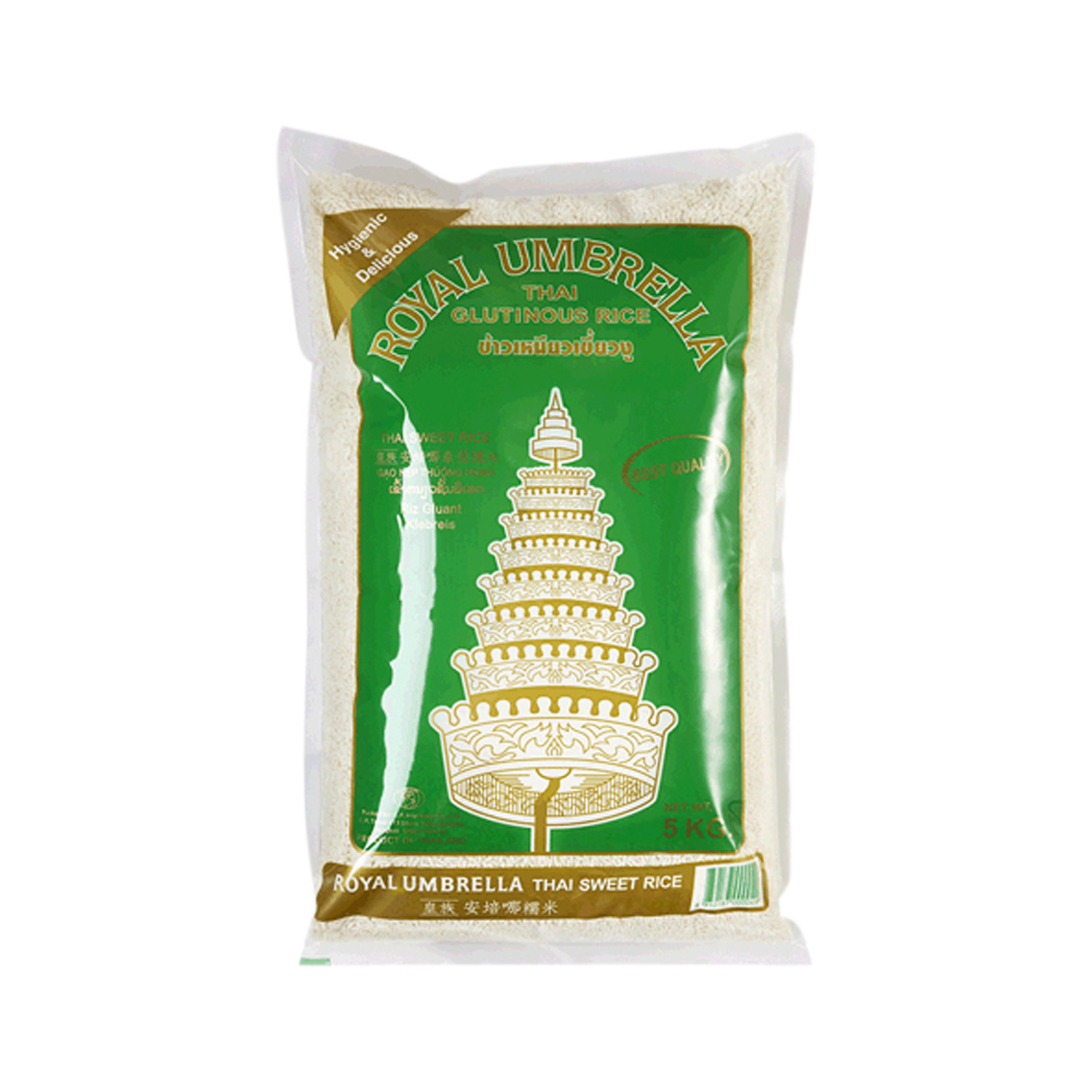 Royal Umbrella Thai Glutinous Sticky Rice 5kg - Authentic Thailand