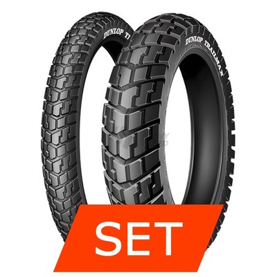 Reifenset Dunlop Trailmax für Malaguti Dune 125 (2019-2022) 80/90-21 + 110/80-18