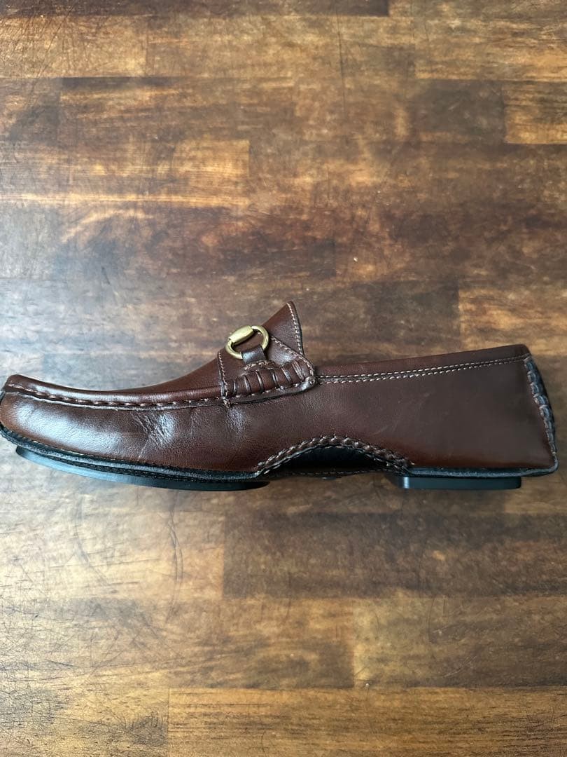 GUCCI Women's Loafers Horsebit Leather Brown EU36/US6 120234c thumbnail 24