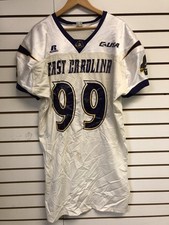 VTG Rare 90s Game Worn East Carolina Football Jersey Game Worn Sz 3 XL Russell