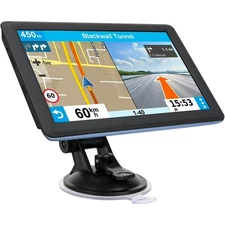 Car Truck GPS Navigation 7 Inch Touch Screen 2025 Maps Spoken Direction
