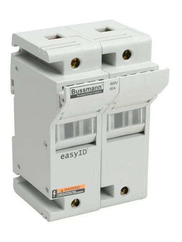 Eaton Bussmann CH60J2 Fuse Holder 2 Poles 31 To 60A Amp Range 600V Ac/Dc Easy ID