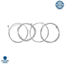 Nickel Plated Steel Bass Guitar Strings - 4-String Set for Electric Bass