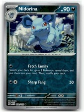 Nidorina 030/165 U SV: Scarlet & Violet 151 Pokemon EN Reverse Holofoil NM