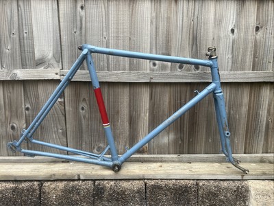 Vintage 1940 s Sun Manxman Steel Bicycle Bike Frameset Clip Type Headset