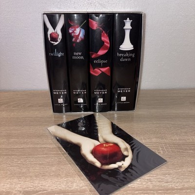 Twilight Saga First Edition 2008 4 Book Set Hardback USA W/ Collectible Prints