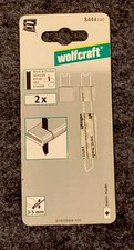 Wolfcraft Stichsägeblätter U-Schaft HSS für Bleche 70 mm 2 Stück Neu OVP