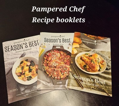 Pampered Chef Recipe Books
