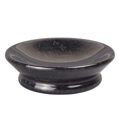 Creative Home Luxury Black Marble Soap Dish   Durable 100% Natural Marble Soa...