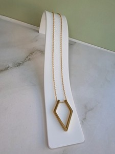 Authentic Ring Keeper Necklace 14K Gold Plated Holder Jewelry for Women