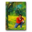 Seve Ballesteros #2 Art Card Limited 4/50 Edward Vela Signed (Celebrities Men)