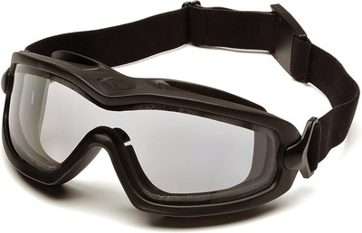 Pyramex V2g Plus GB6410SDT Clear H2X Anti-Fog Dual Lens Safety Goggles With Adju